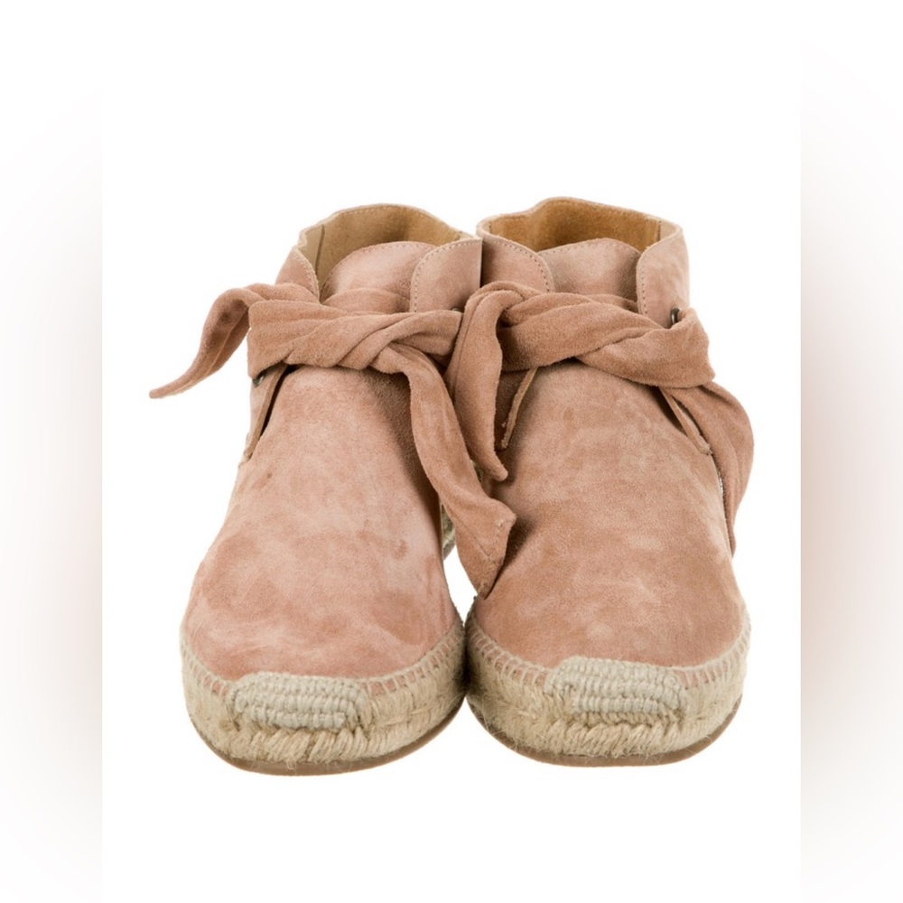 EUC RAG & BONE Women's Gena Suede Leather Espadrille Bootie Size EU 41 US 10.5